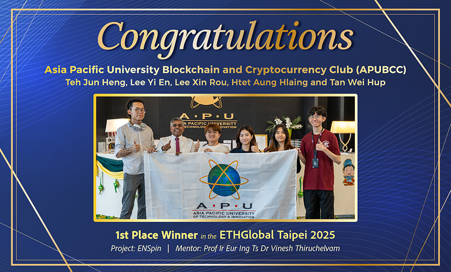 APUBCC s ENSpin Clinches Top Prize At ETHGlobal Taipei 2025 APU APUBCC s ENSpin Clinches Top Prize At ETHGlobal Taipei 2025 APU